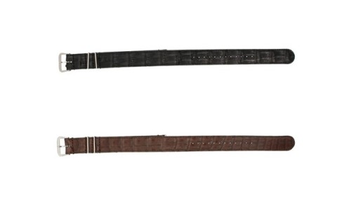 BEAMS F 推出鳄鱼皮材质 NATO 表带